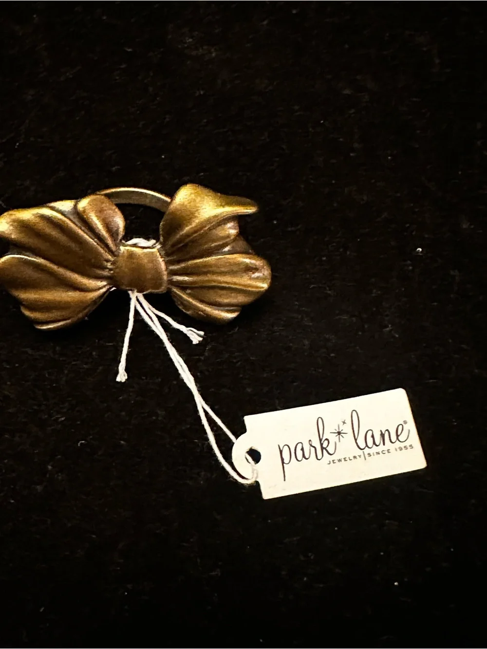 Vintage NWT Park Lane Brass Ring Sz. 7.5/8